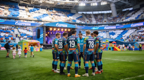 «Зенит» сыграл с «Крыльями Советов» в уникальной форме на «Газпром Арене» «Зенит» сыграл с «Крыльями Советов» в уникальной форме на «Газпром Арене»